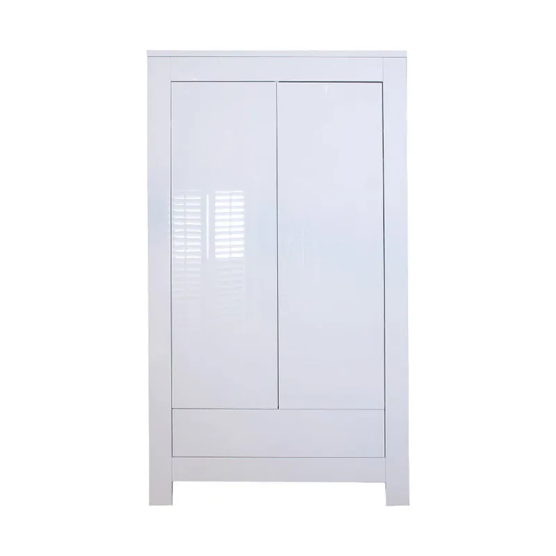 Kidsmill Alaska Kleiderschrank 2-türig Hochglanzweiß