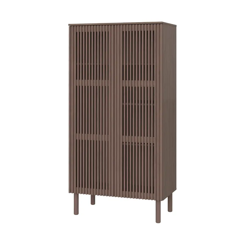 Kidsmill Dai Babyzimmer Walnuss | Kommode + Schrank 2- Türig