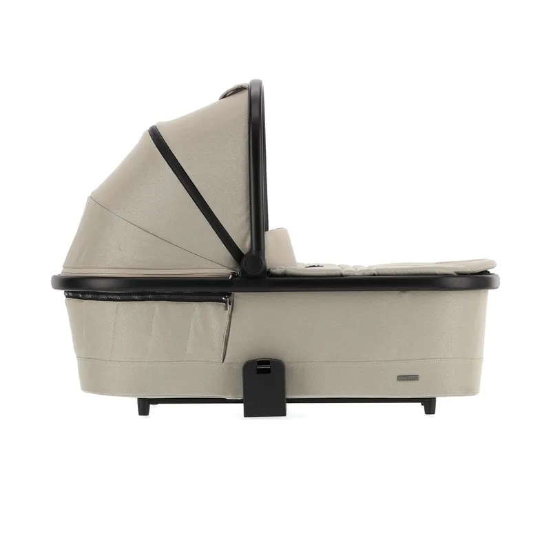 Qute Q-Rider Plus 4-in-1 Kinderwagen - Mineral Clay | Kidsriver Curve Babyschale – Black | Kidsriver Isofix Basis