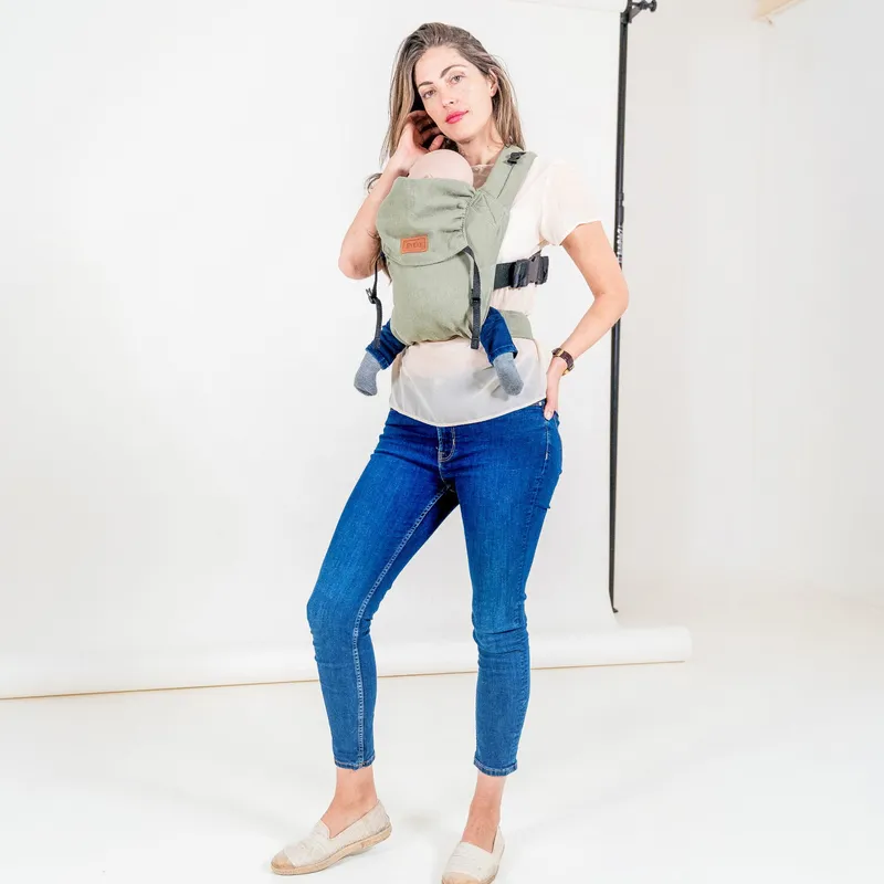ByKay Click Carrier Classic Linen Hunter Green 