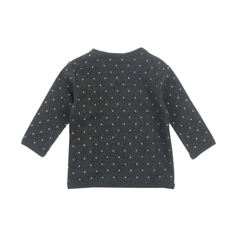 Feetje Omslagshirt mt.74 Mini Person Antra melange