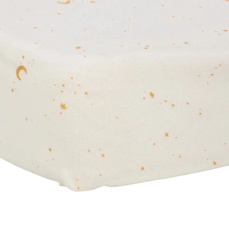 Little Dutch Spannbettlaken Babybett - Moon & Stars - 60 x 120 cm