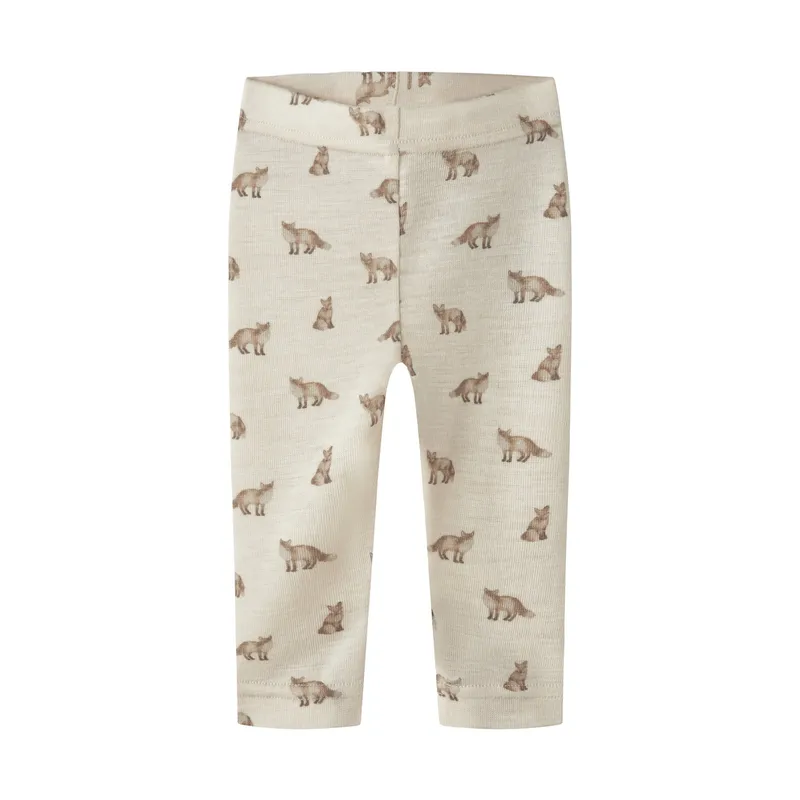 Lil' Atelier Leggings - Turtledove Fox - Gr. 56