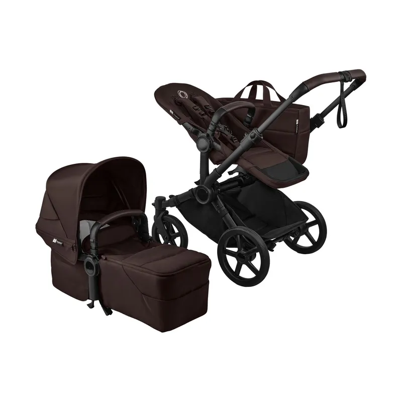 Bugaboo Donkey 6 Mono Essential Bundle  - Black/Cocoa Brown