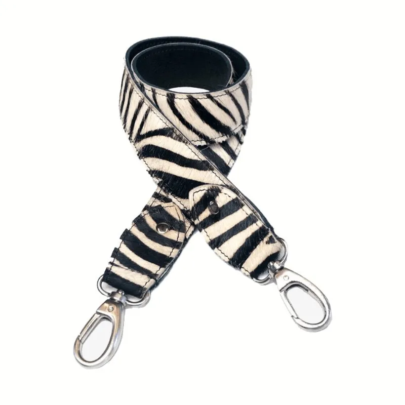 Mozz Bags Kinderwagengurte Leder Zebra XL