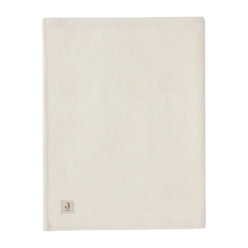 Jollein Cosy Knit - Bettdecke - 100 x 150 cm - Velvet - Ivory