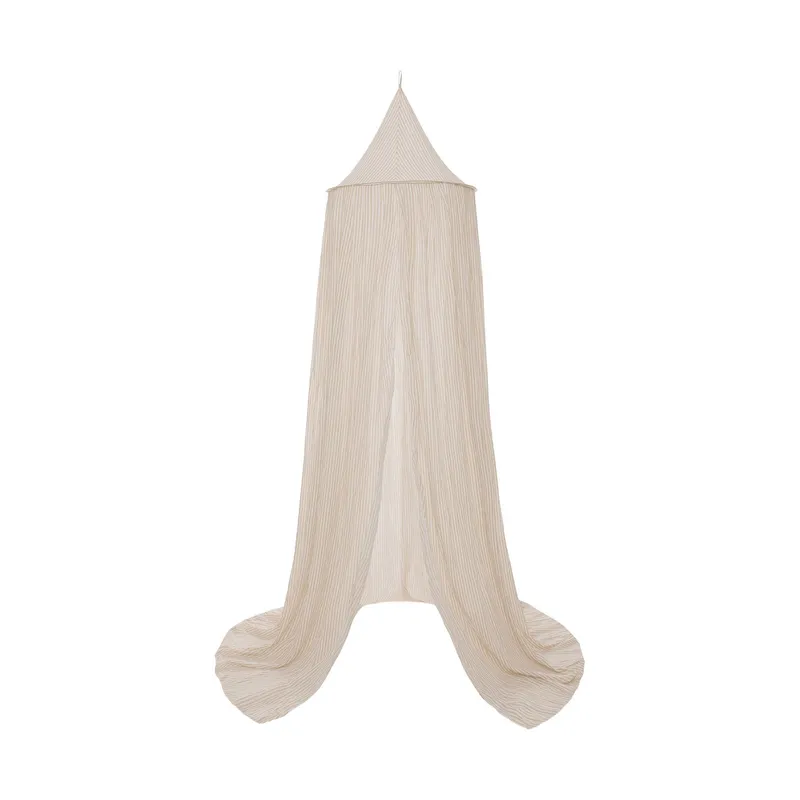 Jollein Stripe Moskitonetz - 245 cm - Oatmeal/Hazel