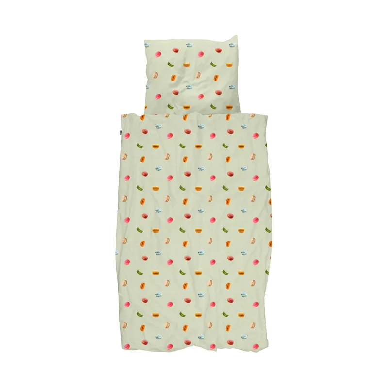 Snurk Macarons Bettbezug Green 140 x 200 / 220 cm