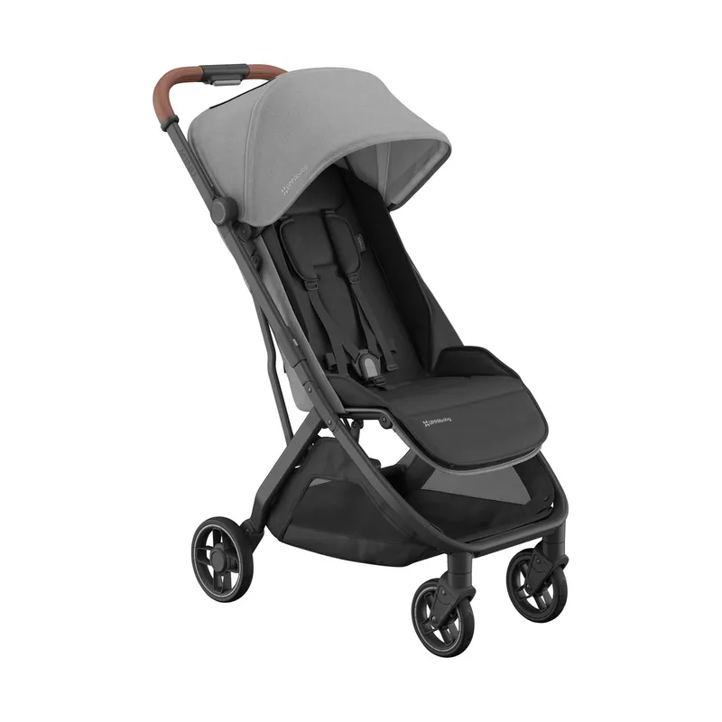 UPPAbaby Buggy - MINU V3 - Greyson Carbon Rahmen Mit Braun Leder