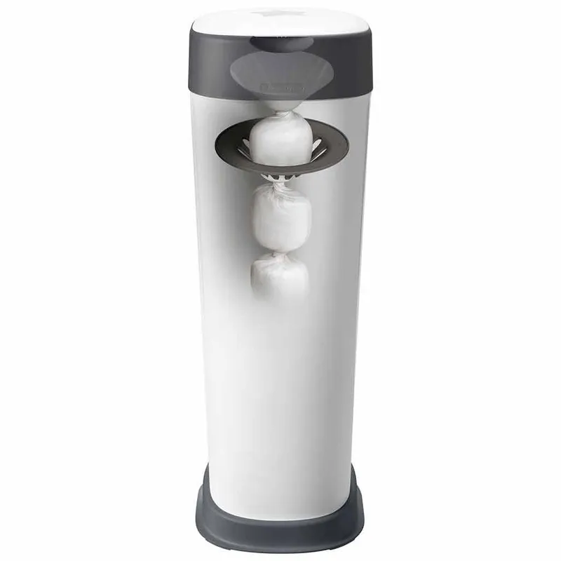 Tommee Tippee Twist & Click XL Windeleimer Weiß/Grau