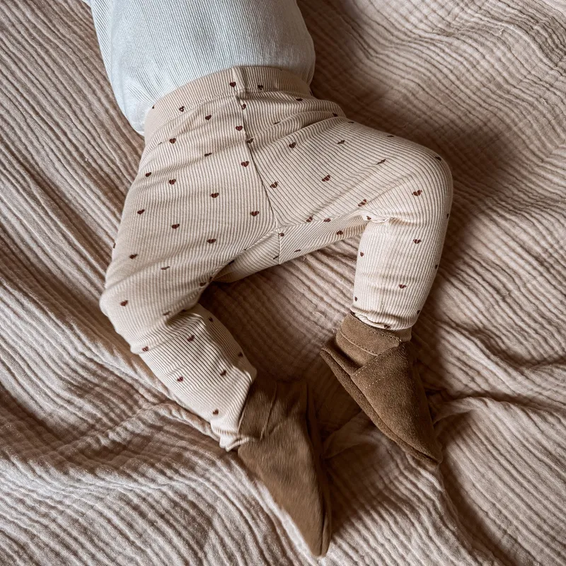 Baby Dutch Babyschuhe – Uni – L / 20 - Dark Brown