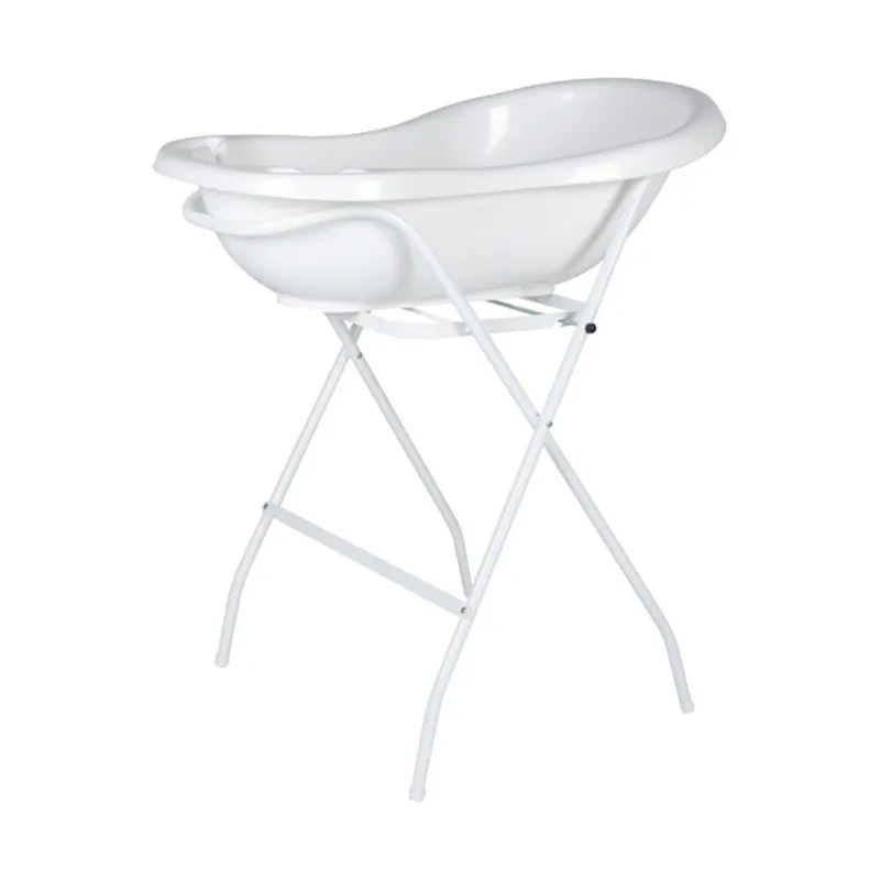 Basicline Basic Badewanne Weiß + Badewanneständer