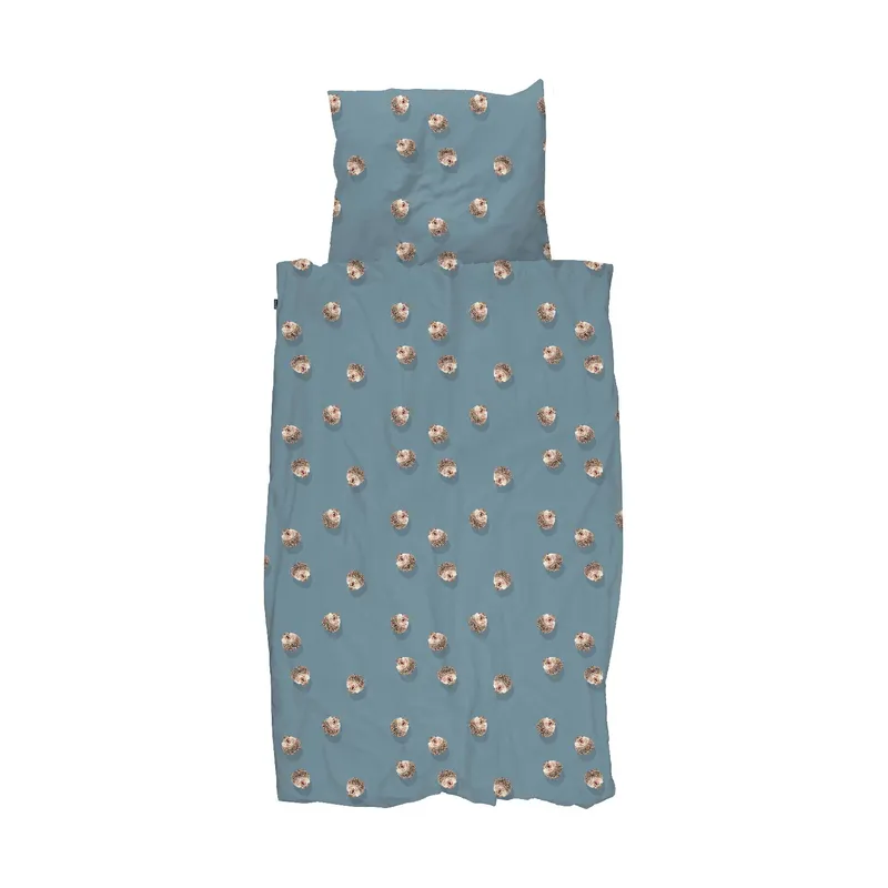 Snurk Hedgy Bettbezug - 140 x 200/220 cm - Blue