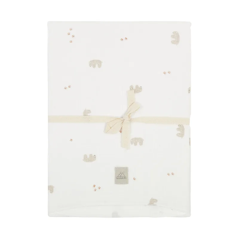 Nanami Bettlaken - Polarbear - Off White - 100x135