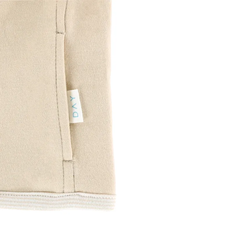 DAY Kapuzenjacke – Gestreift – Cappuccino - Gr. 50/56