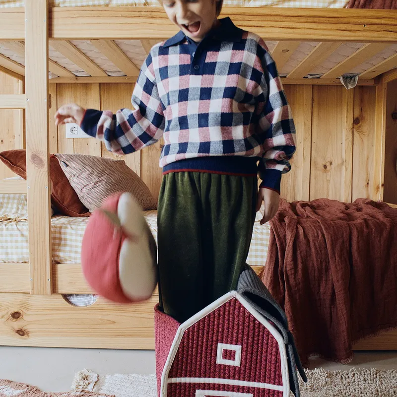 Lorena Canals Aufbewahrungskorb - Farm House - Red