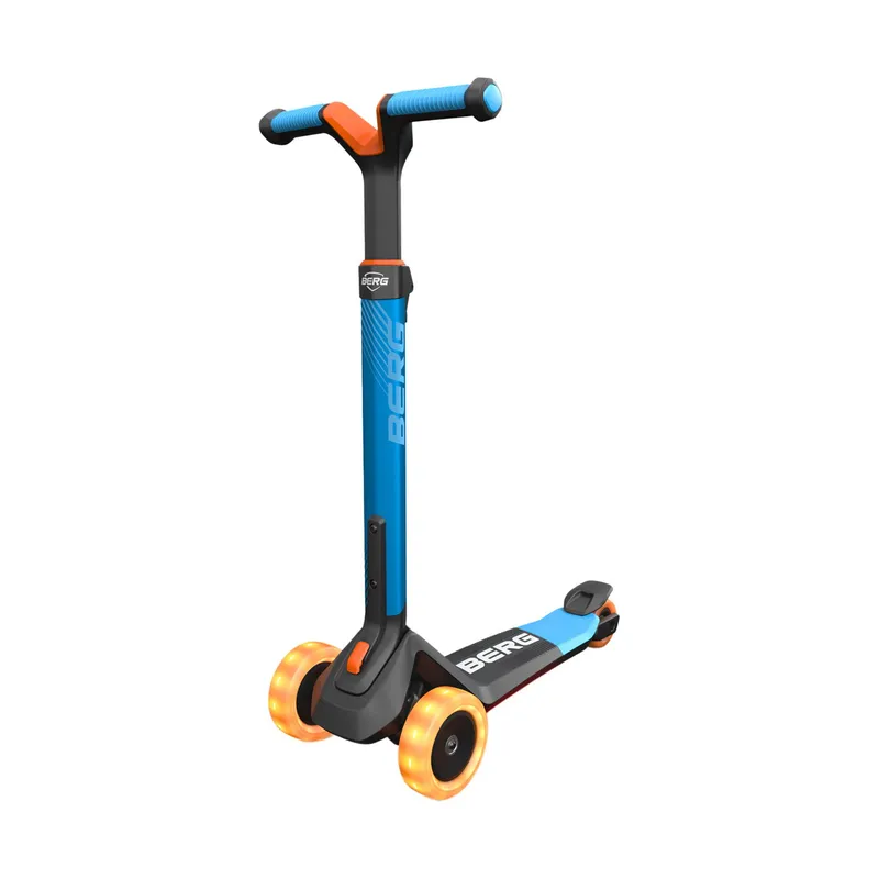 BERG Nexo Roller Faltbar Mit Beleuchtung + LED Deck - Blue
