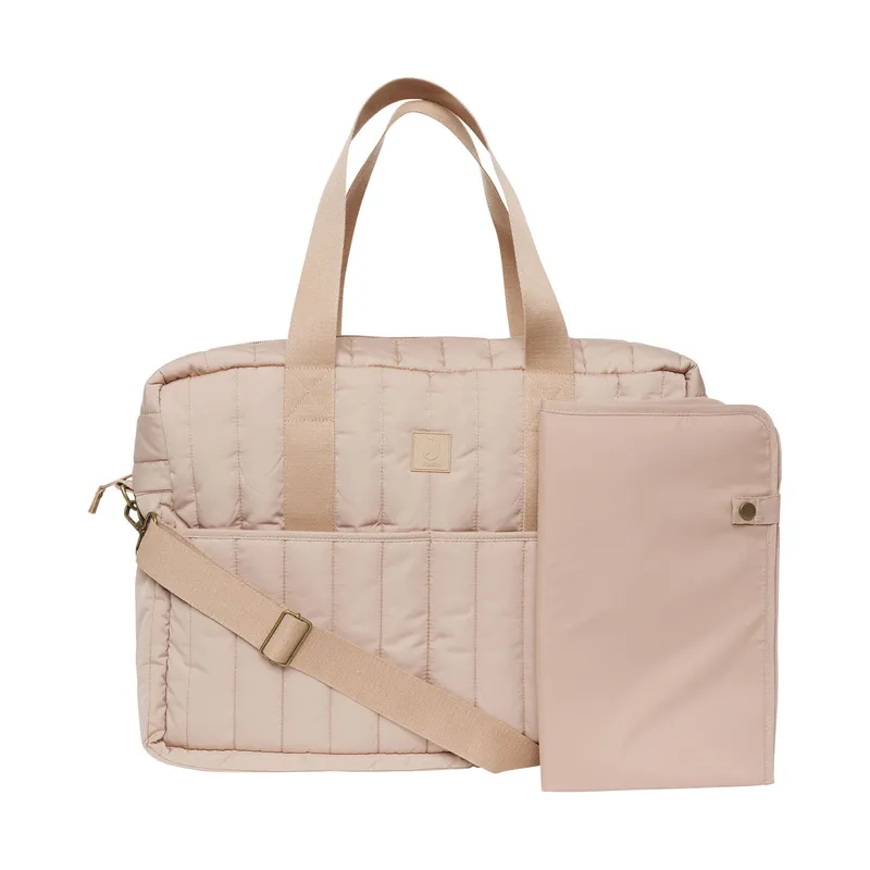 Jollein Moos Puffed Wickeltasche - Biscuit