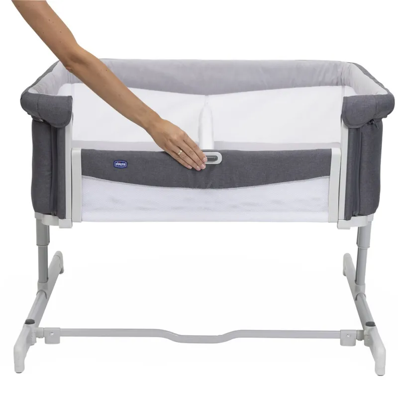 Chicco Beistellbett - Next2Me Twins - Magnet Grey