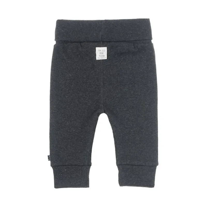 Feetje Broek mt.68 Mini Person Antraciet melange
