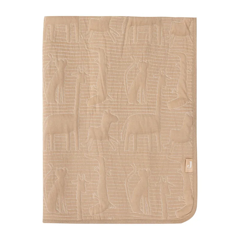 Jollein Jungle Jambo Bettdecke - 100 x 150 cm - Biscuit / Oatmeal