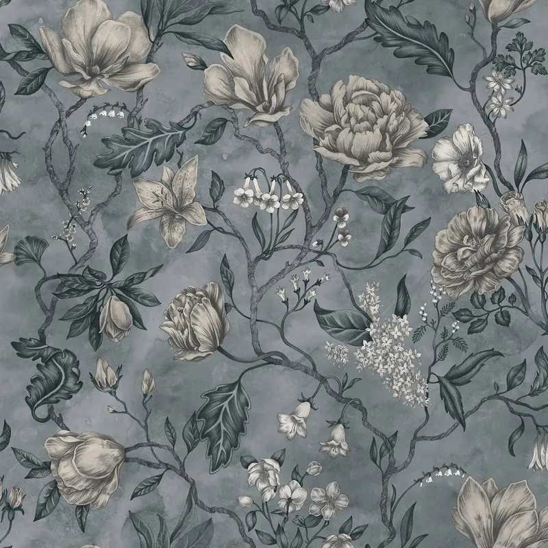 Sandberg Linda Tapete - Misty Blue