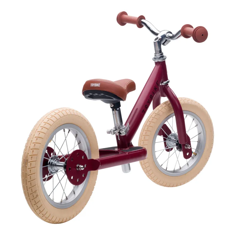 Trybike Steel Vintage Laufrad - Red Matt