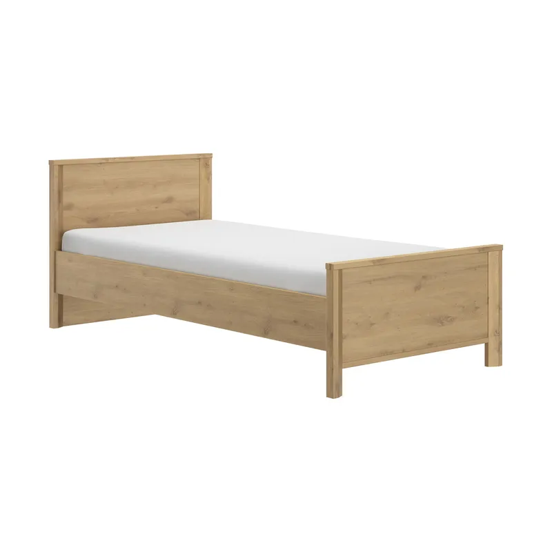 Gami Bett - Lugano - 90 x 200 cm - Artisan Eiche