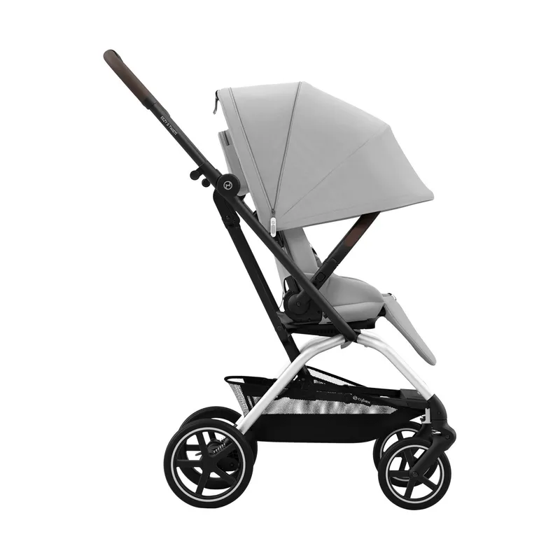 Cybex Eezy S Twist+ 2 Buggy - Silver - Fog Grey / Light Grey