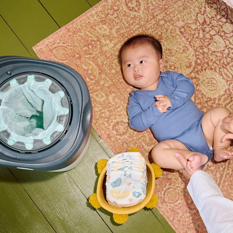 Tommee Tippee Sangenic Twist & Click Windeleimer - ECO - Grün