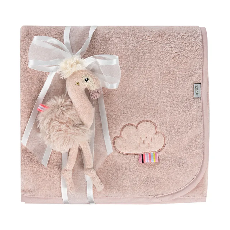Fehn Kuscheldecke Flamingo 75 x 100 cm
