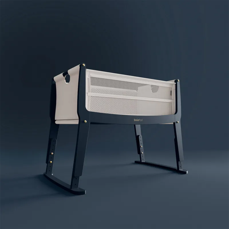 SnuzPod Studio Co-sleeper - London Navy