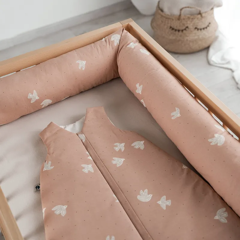 Julius Zöllner Bio-Bettumrandung – Rosa – Birdy – 180 cm