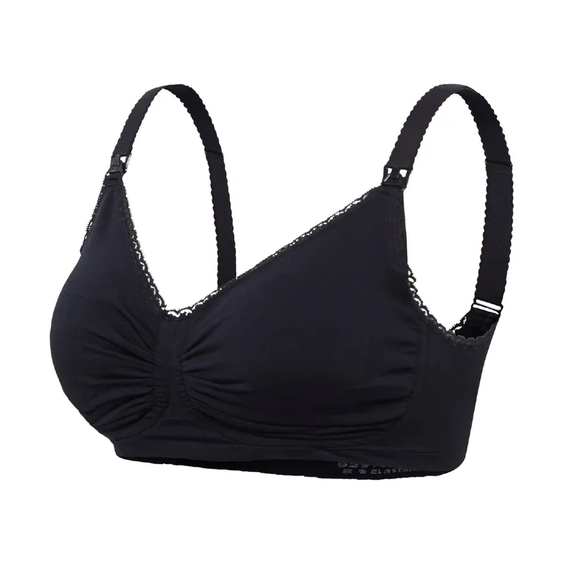 Carriwell Paddel Gel Bügel Still-BH Schwarz Gr. XL