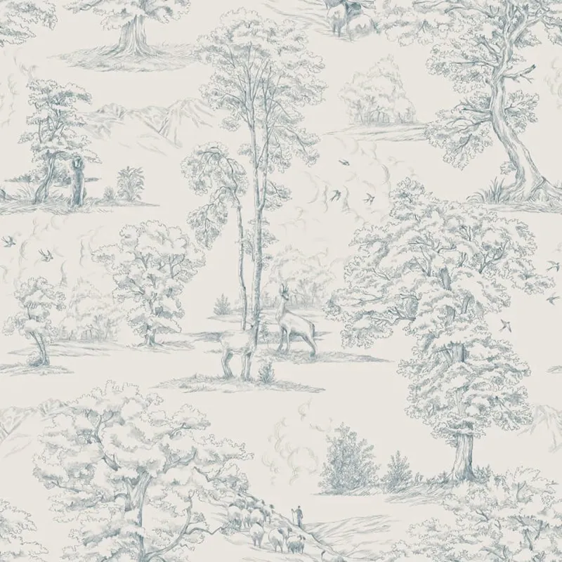 Sandberg Montfort Tapete - Indigo Blue
