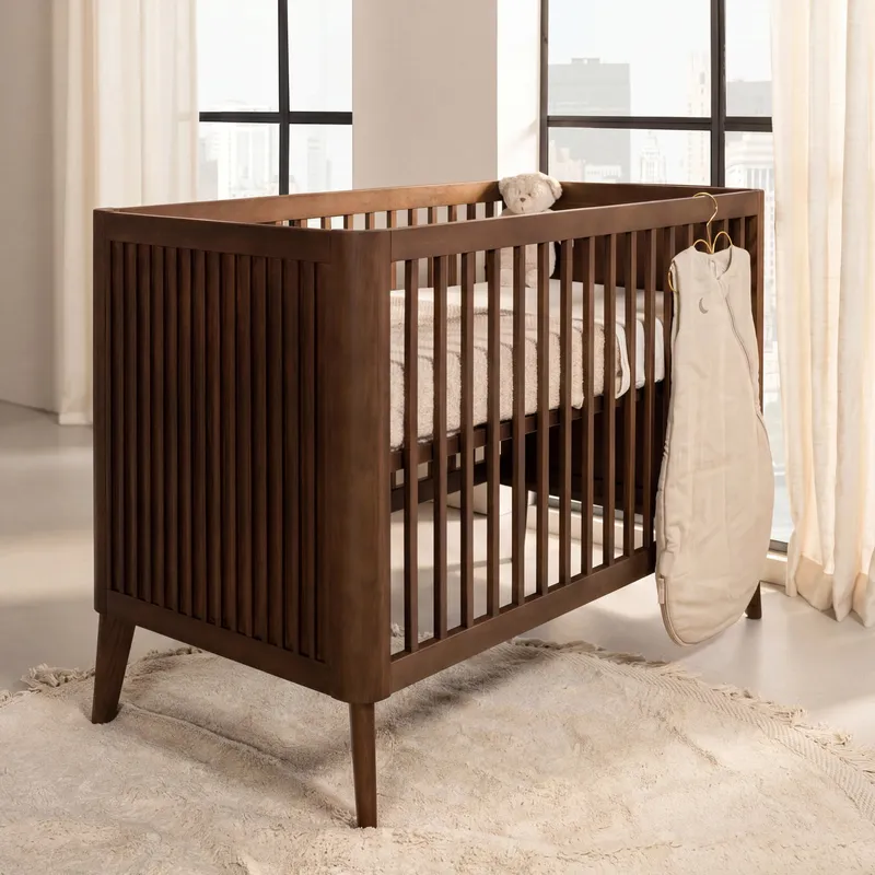 Kidsmill Tune Babyzimmer - mit Latten - Walnuss