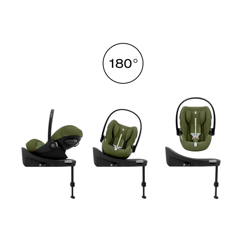 Cybex Kinderwagen Set - e-Gazelle S 3-in-1 Set M - Taupe / Moss Green