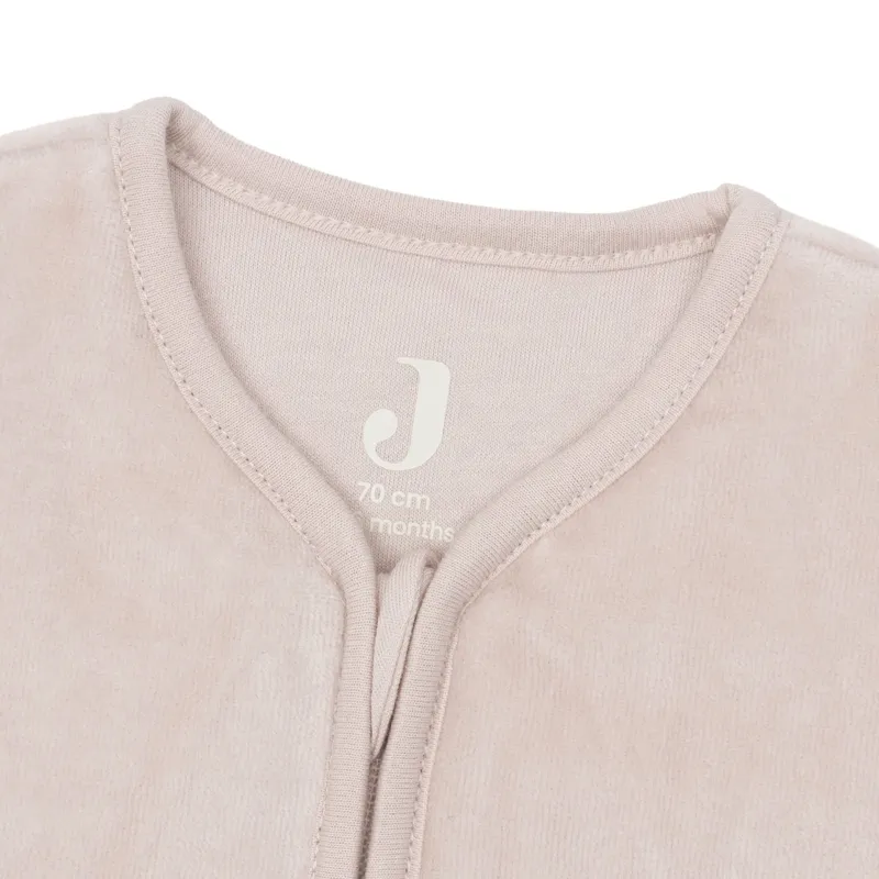 Jollein Schlafsack mit abnehmbaren Ärmeln - Velvet Soft - 110 cm - Silk Rose