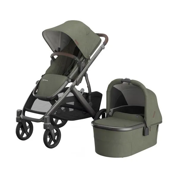 UPPAbaby Vista V3 Kinderwagen 3-in-1 - Evelyn| Kidsriver Kindersitz - Curve - Black