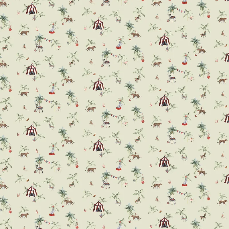 Creative Lab Amsterdam Circus Life Vliestapete - 389,6 x 280 cm - Green