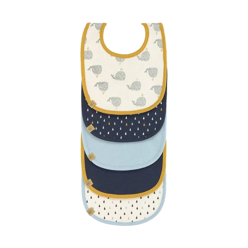 Value Pack Bib 5 pcs assorted Little Water Whale