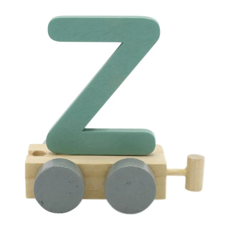 Charl's Toys Buchstabe Zug Z Grün