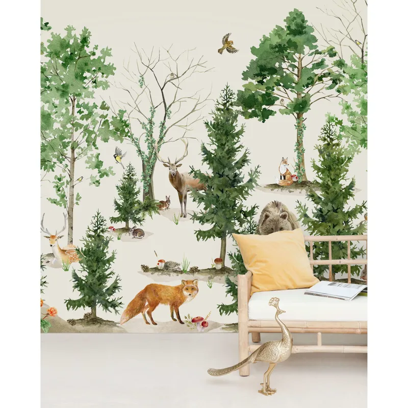 Creative Lab Amsterdam Forest Life Tapete 400 x 280 cm