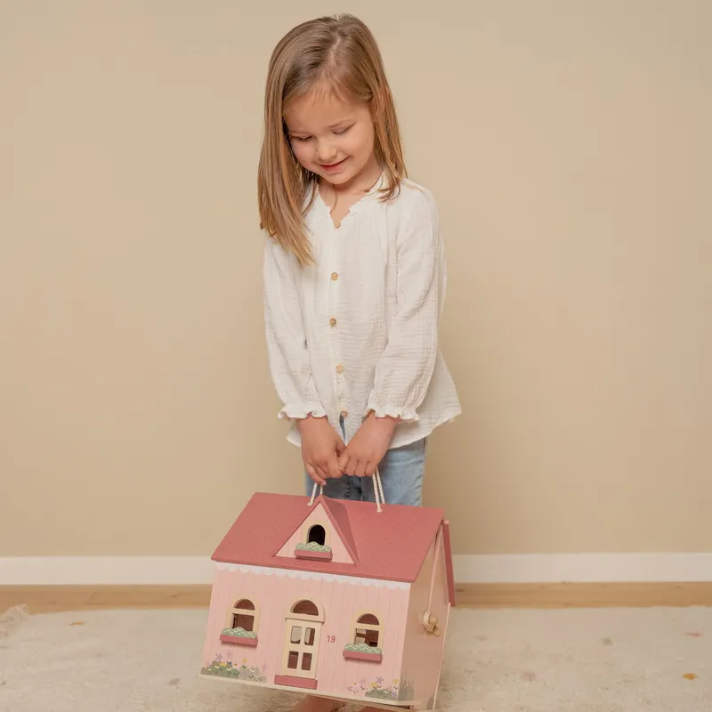 Little Dutch Puppenhaus aus Holz – Klein – Rosa