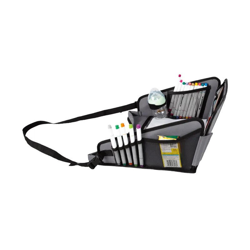 Yrda Travel Tray Reisetisch für Kinder - Faltbar - Schwarz