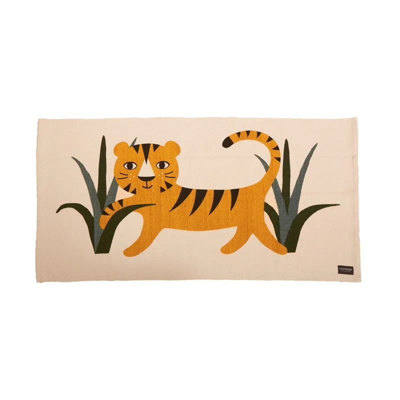 Roommate Tiger Teppich Yellow Ochre