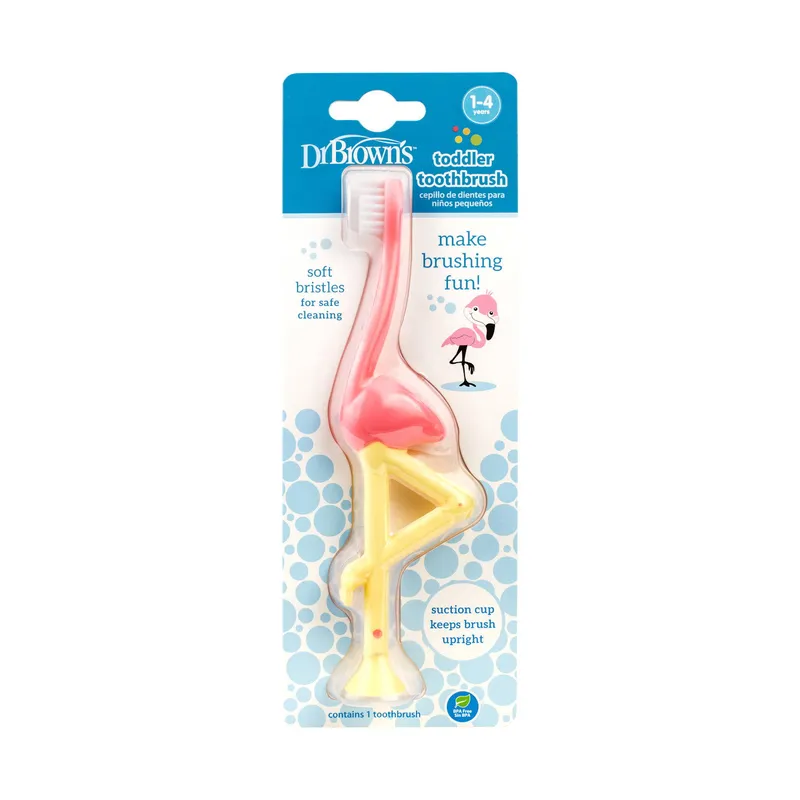 Dr. Brown's Flamingo Zahnbürste