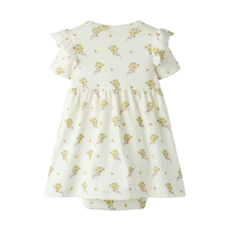Lil' Atelier Coconut Milk Kleid - Größe 62 - Flower