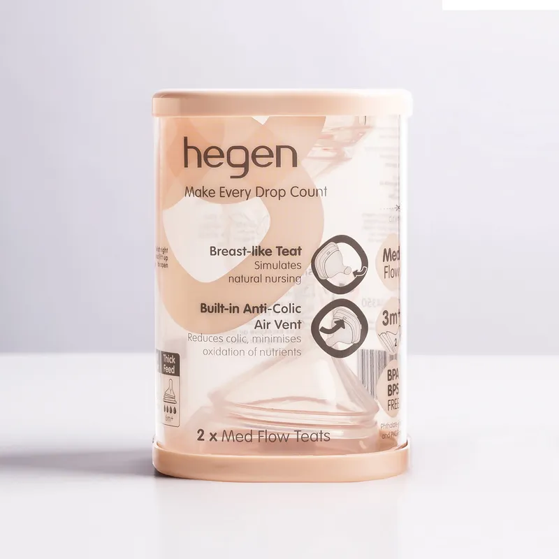 Hegen Teat Medium Flow (2-pack)