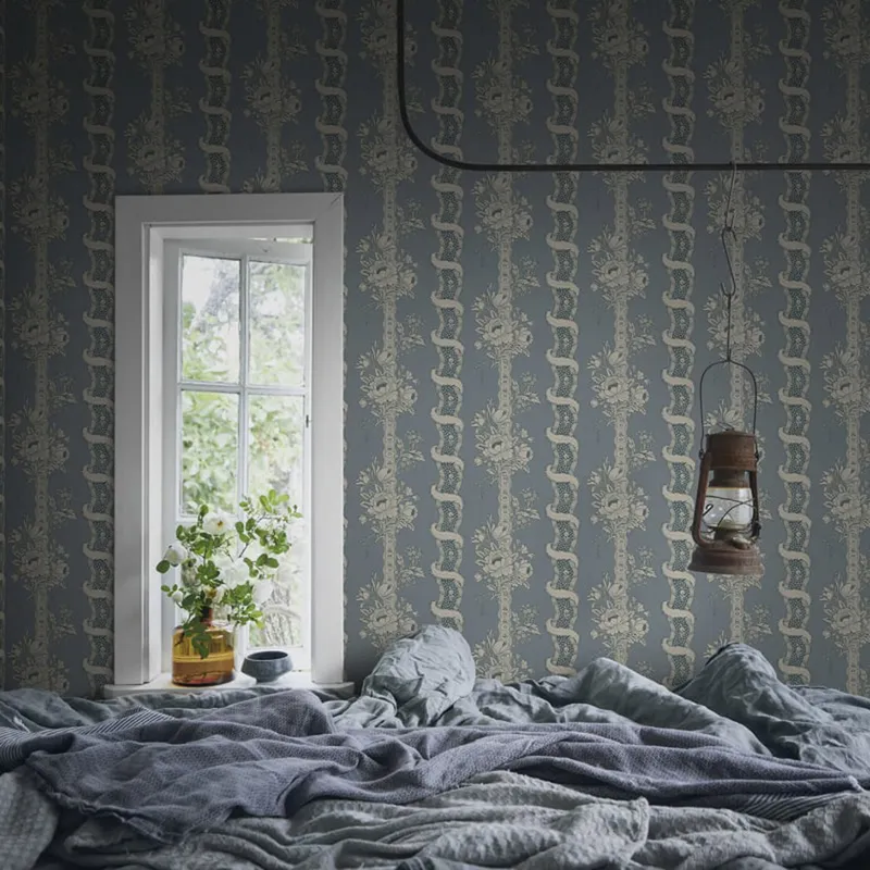 Sandberg Alexandra Tapete - Misty Blue